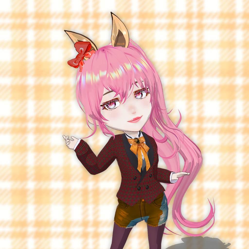 揺れるリボンが可愛い馬耳少女