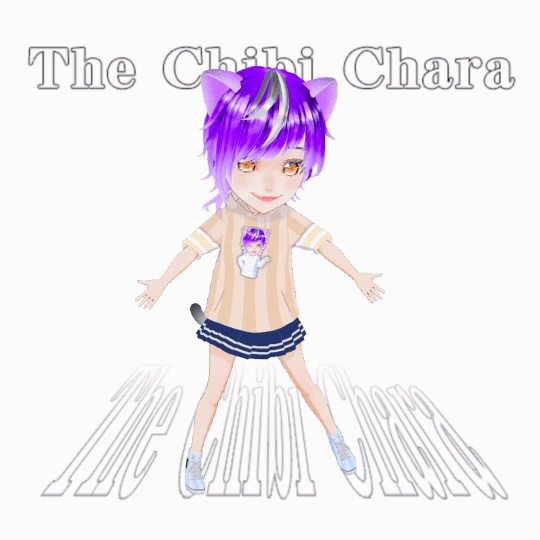 【VRM】かわいい3姉妹のちびキャラ