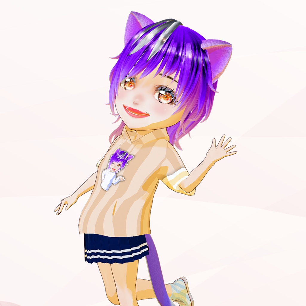 【VRM】かわいい3姉妹のちびキャラ