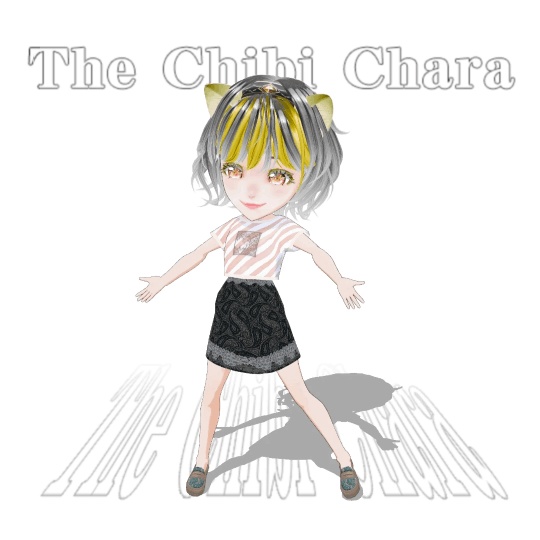 【VRM】かわいい3姉妹のちびキャラ