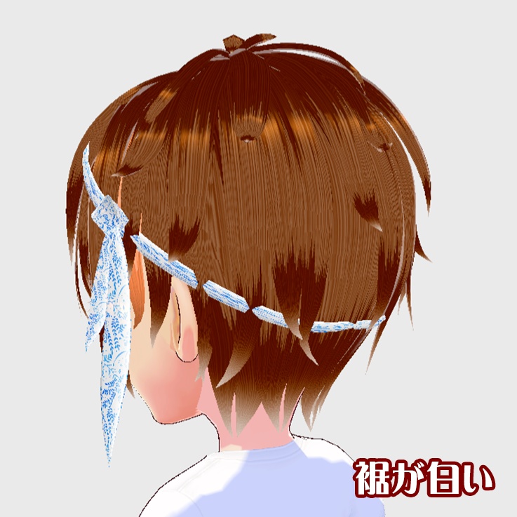 バンダナ付き男子ヘアー