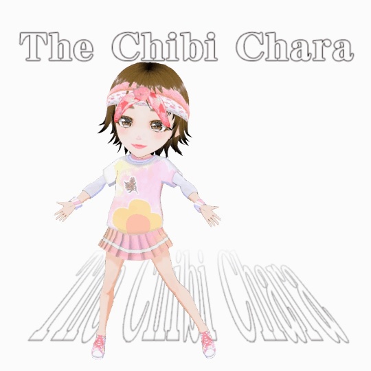 バンダナ付き女子ヘアー