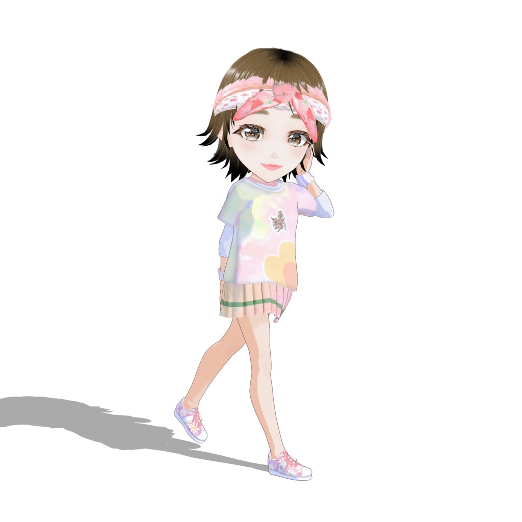 【VRM】バンダナヘアーの女の子