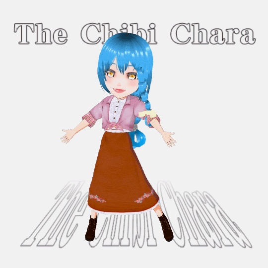 【VRM】大きな三つ編み少女