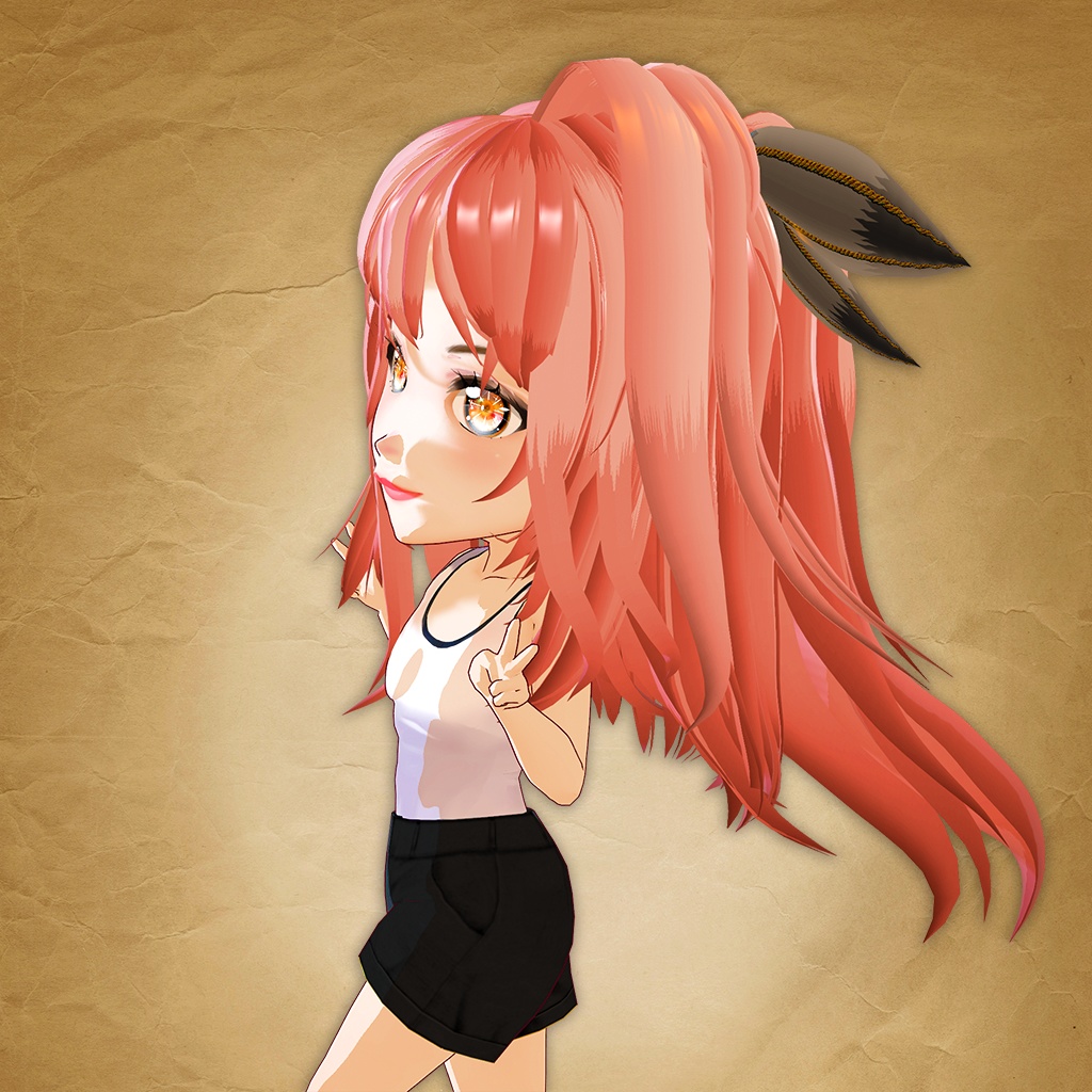 【ヘアースタイル】ふんわりワイルドなリボンヘアー