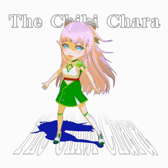 【VRM】髪長エルフ女子