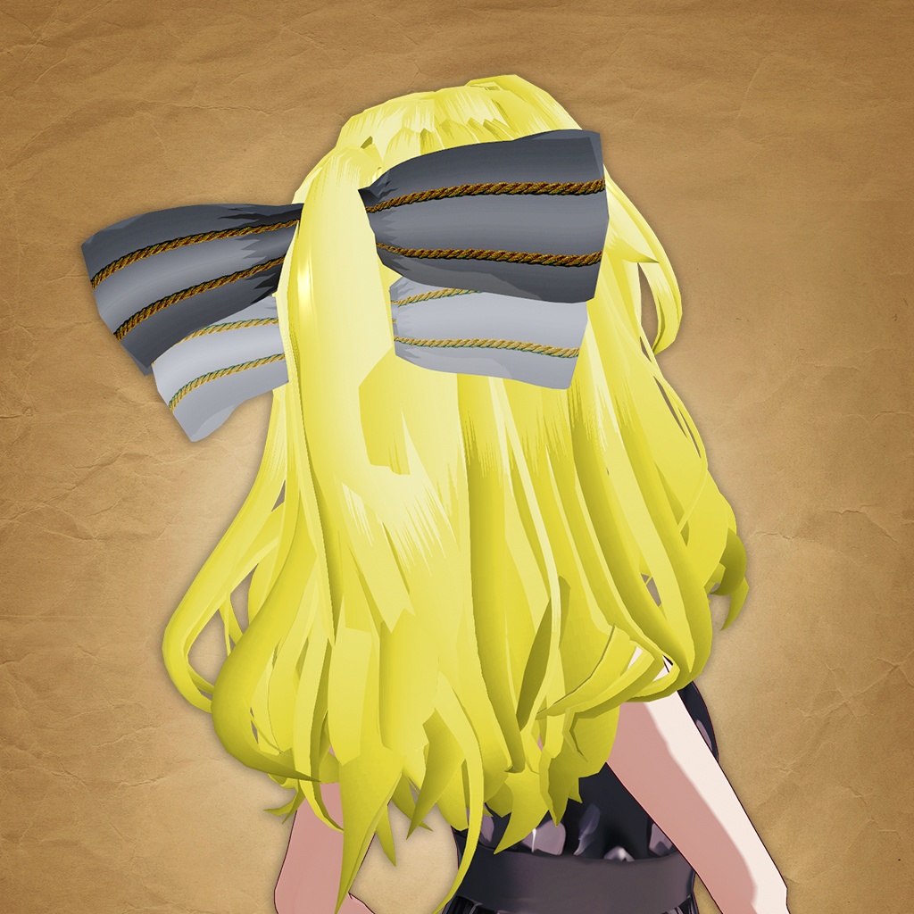 【ヘアースタイル】大きなリボンとふんわりロング女子