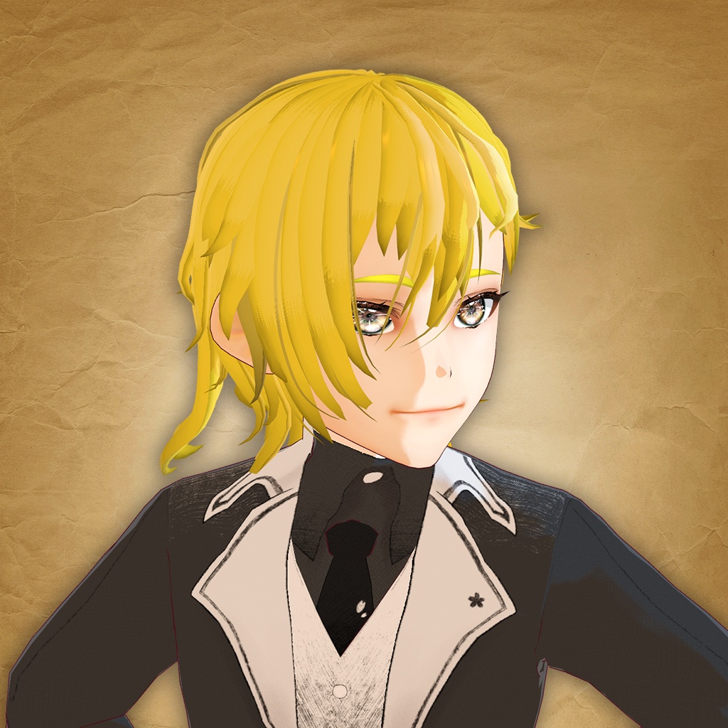 【メンズヘアースタイル】フワッと前髪の有るロング