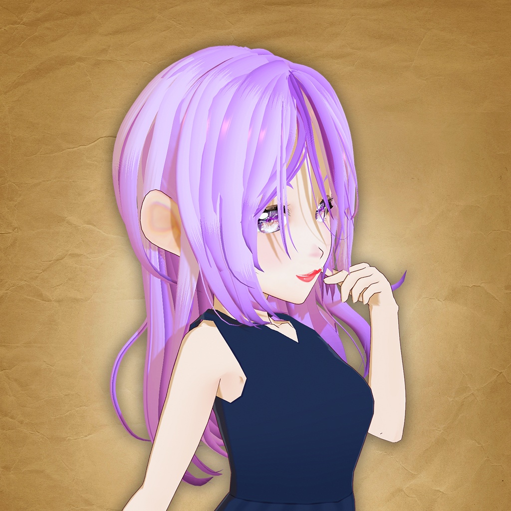 【レディスヘアースタイル】フワッと前髪の有るロング