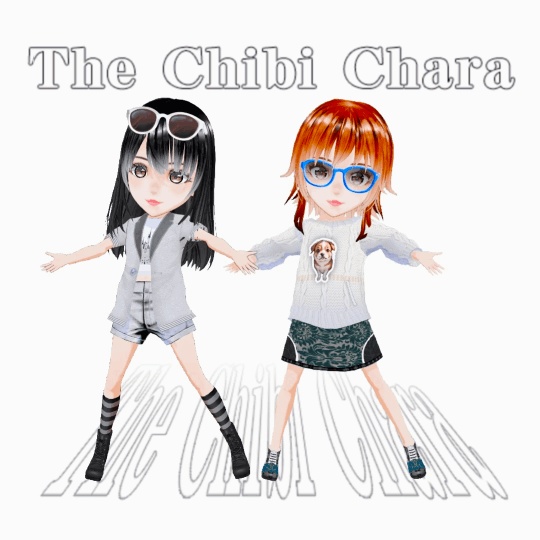 【VRM】サングラスの女子アバター2体