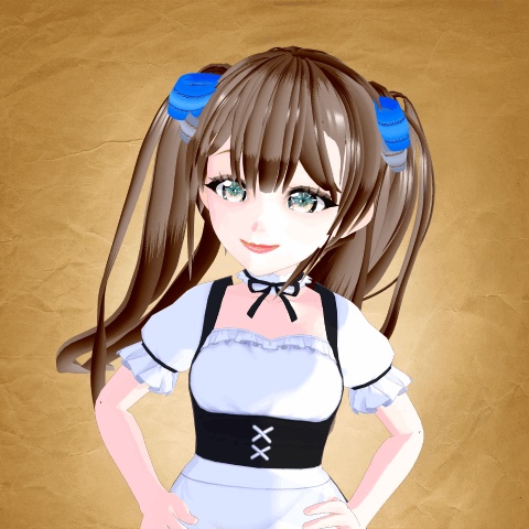 【ヘアースタイル】ツインテールリボンスタイル