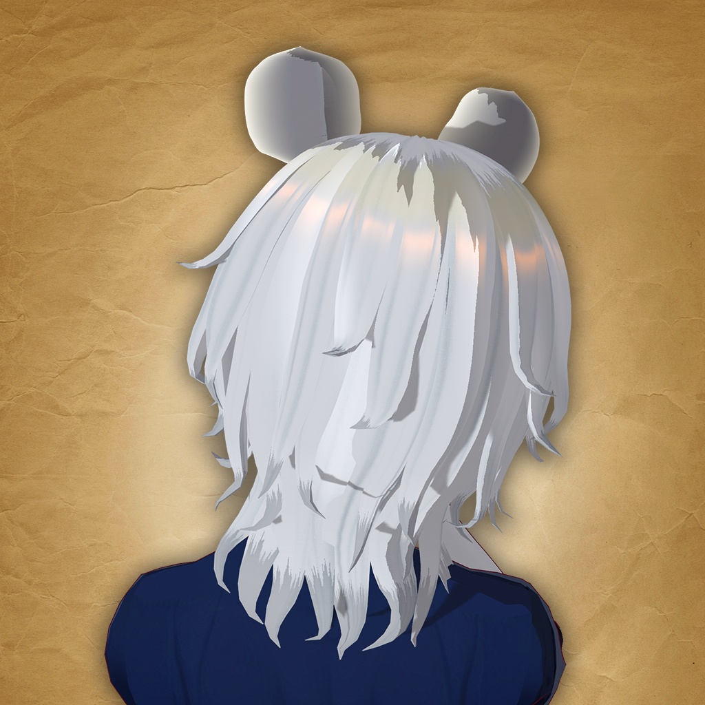 【ヘアースタイル】人外さんヘアーフェイススキン込み