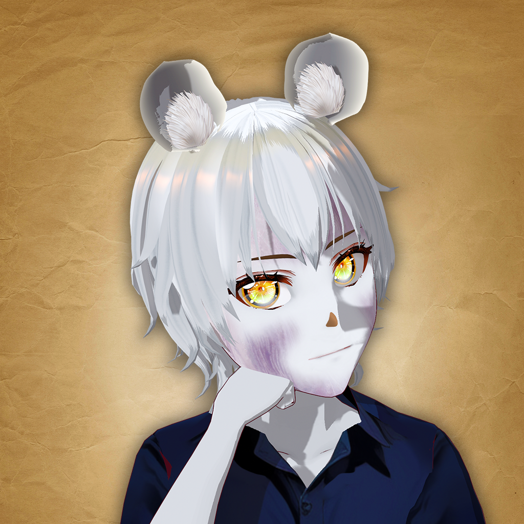 【ヘアースタイル】人外さんヘアーフェイススキン込み