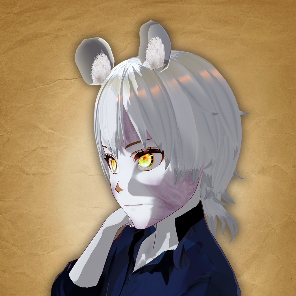 【ヘアースタイル】人外さんヘアーフェイススキン込み