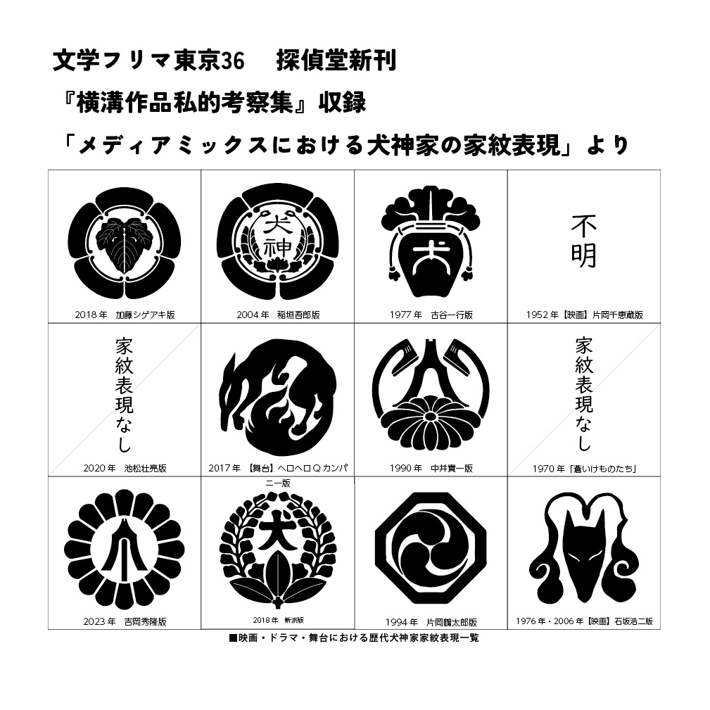 横溝作品私的考察集