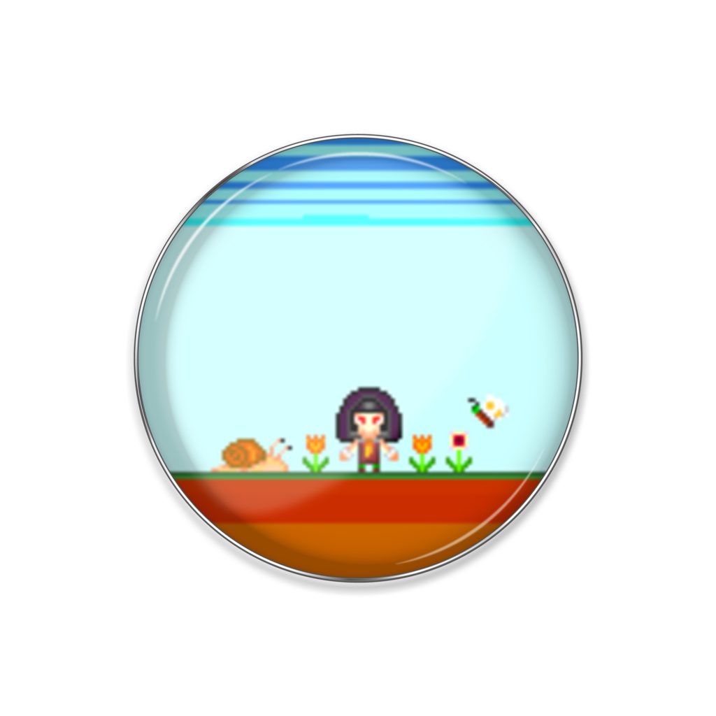 OC Dot ピンバッジ25mm - ルキア