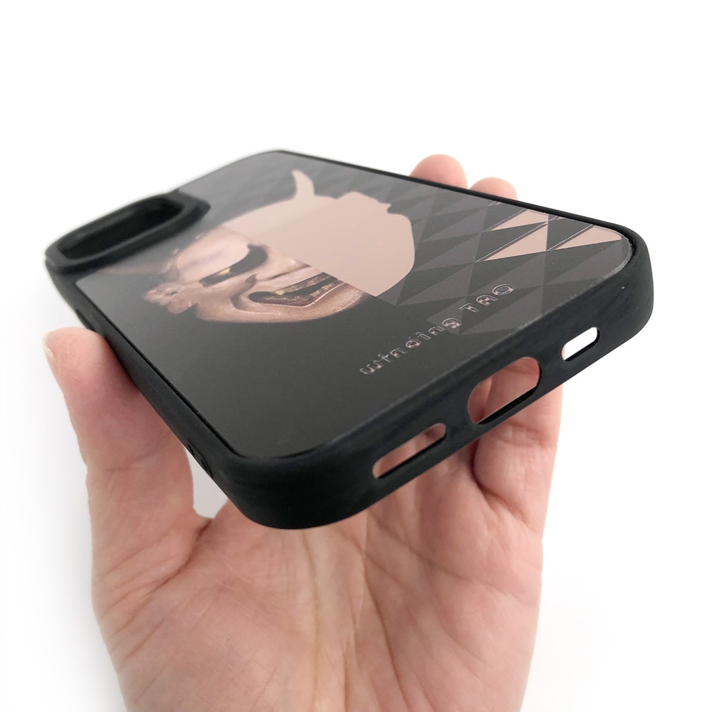 能面 ミラーiPhoneケース【般若】