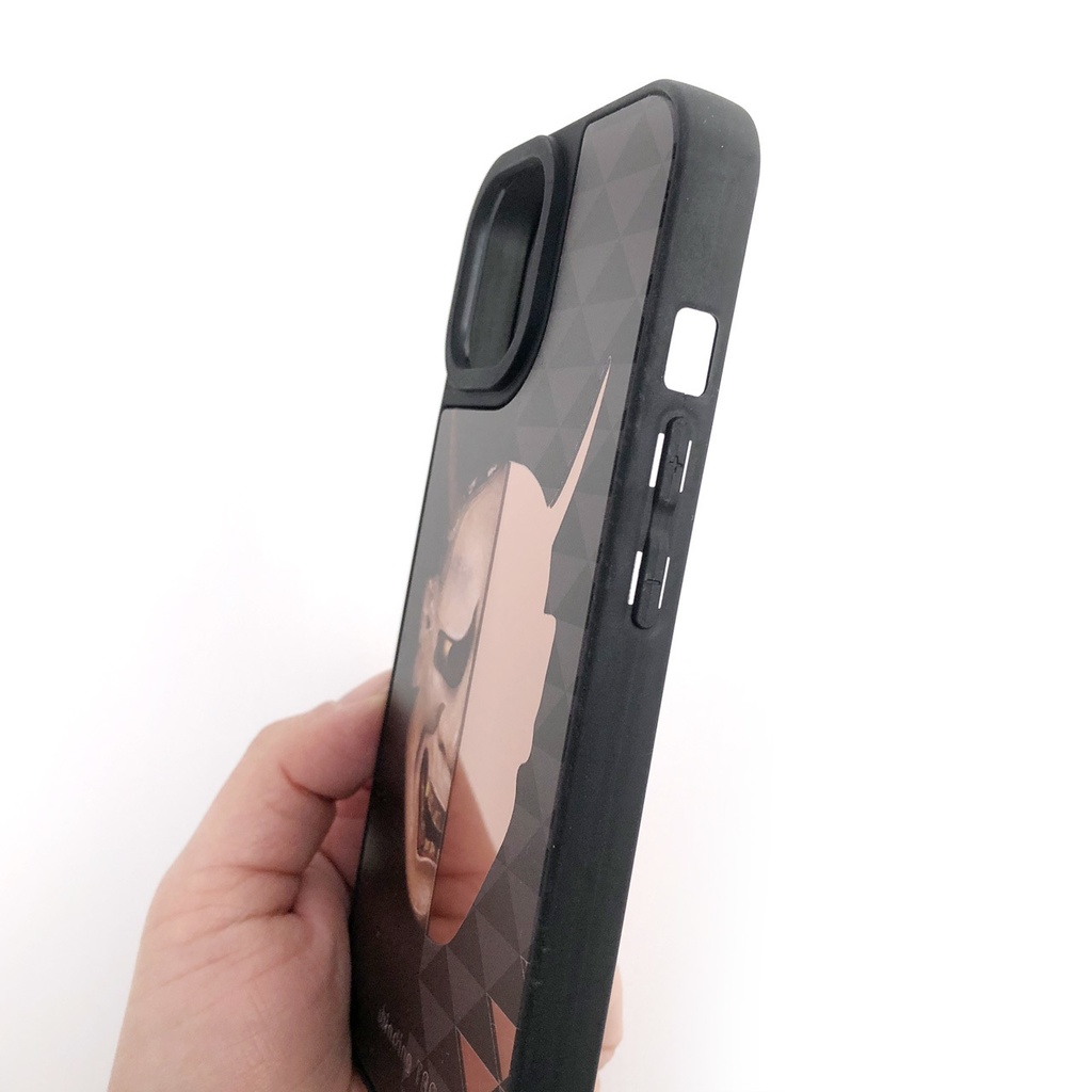 能面 ミラーiPhoneケース【般若】