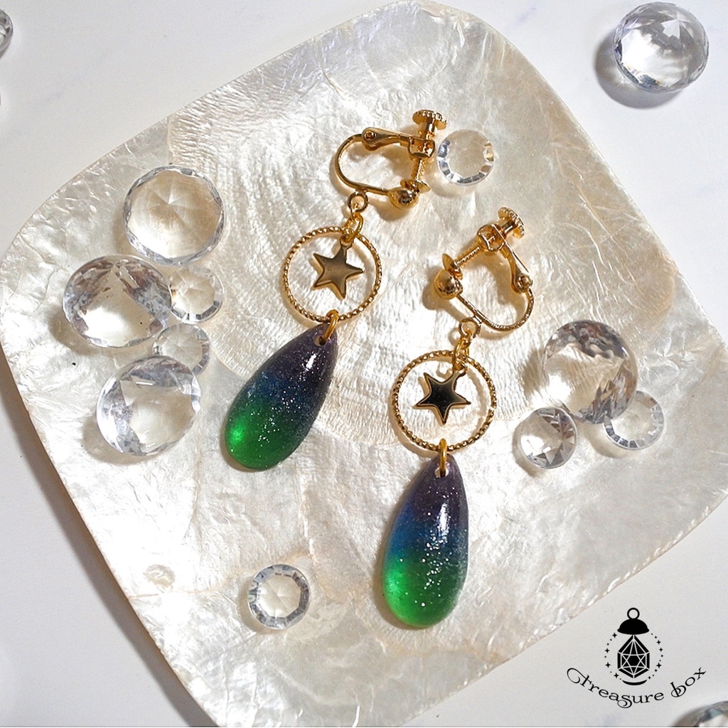 Starry sky ピアス/イヤリング