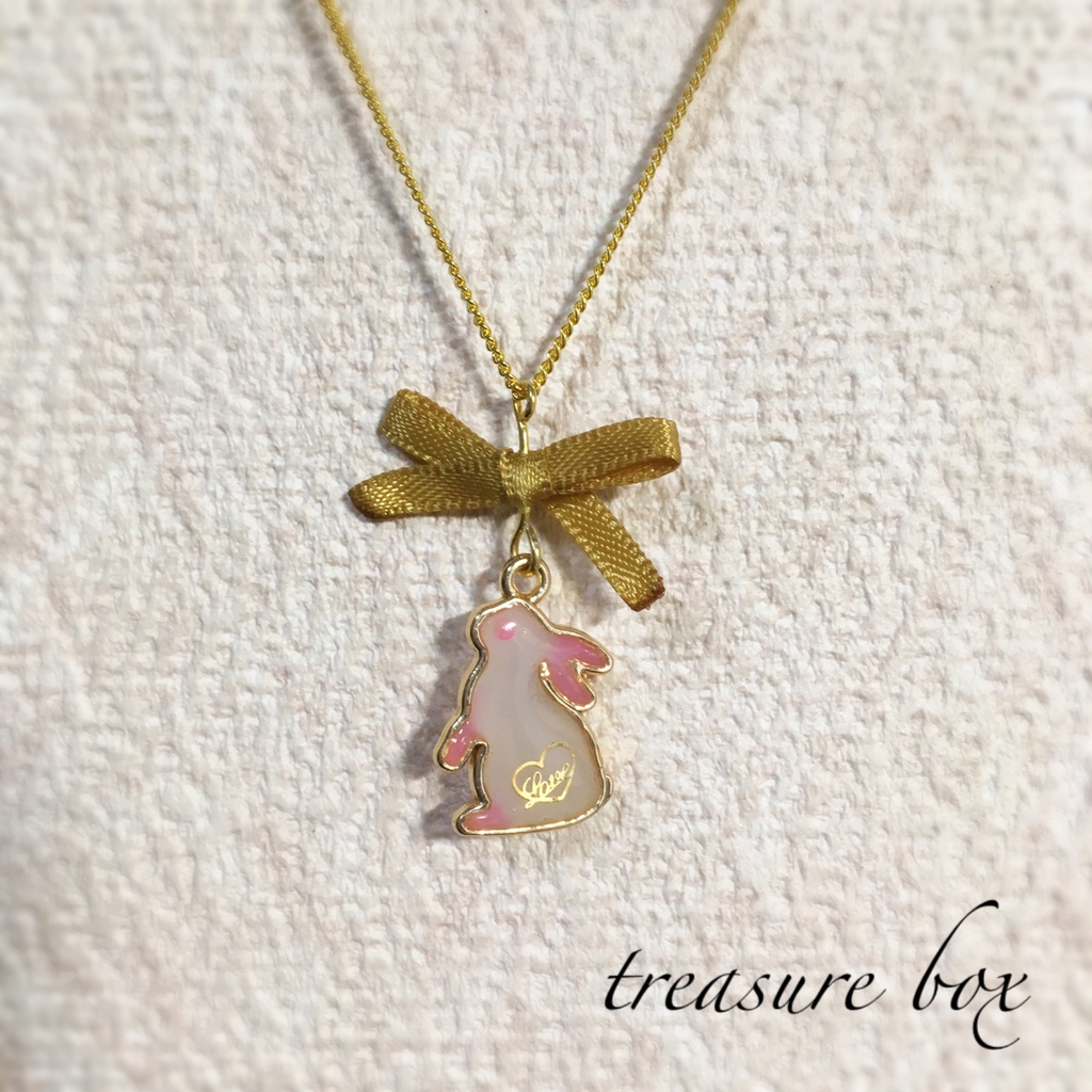 恋するうさぎ*プチネックレス