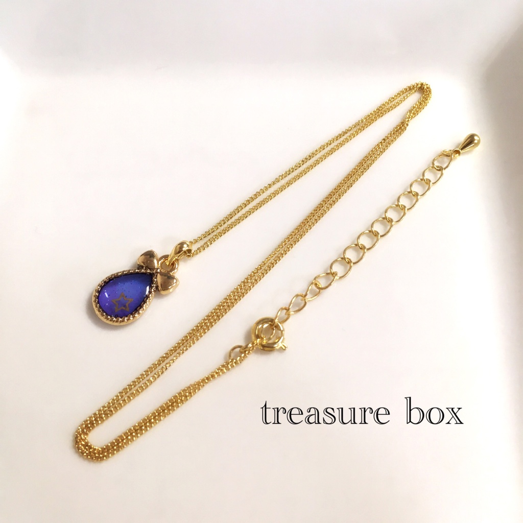 一粒星のネックレス