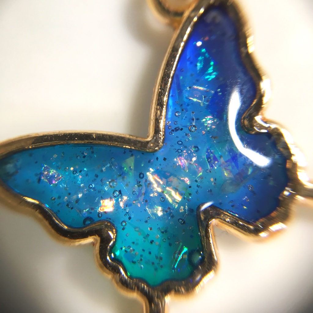 星屑蝶*プチネックレス