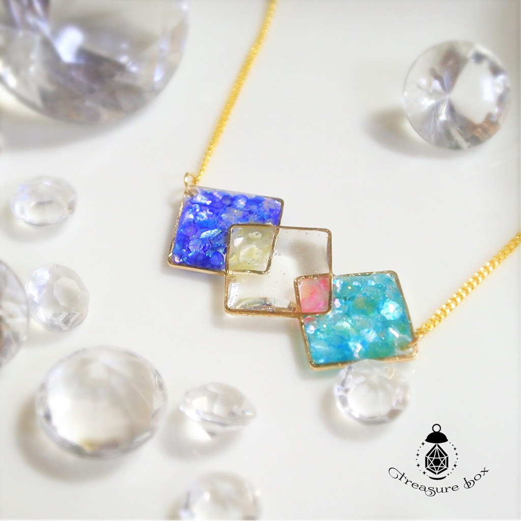 スクエア*フィルターネックレス