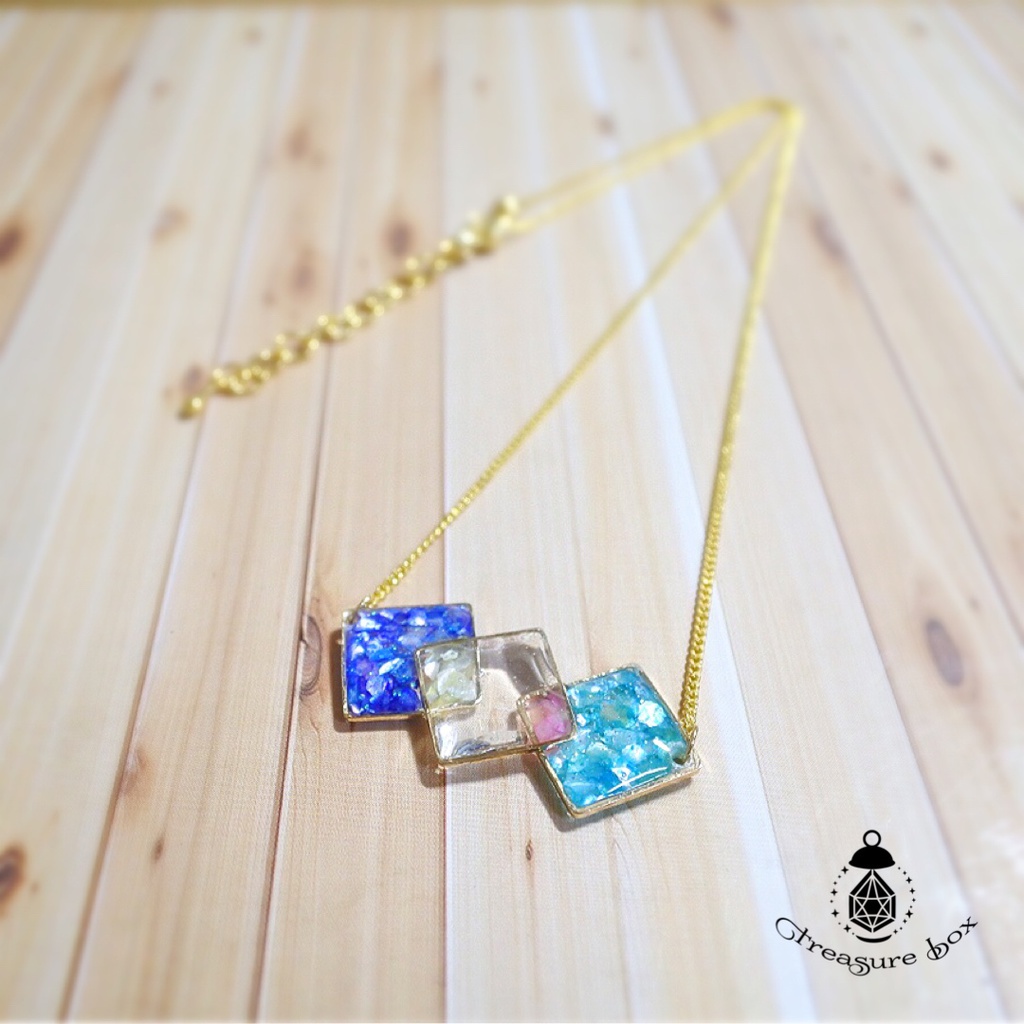 スクエア*フィルターネックレス