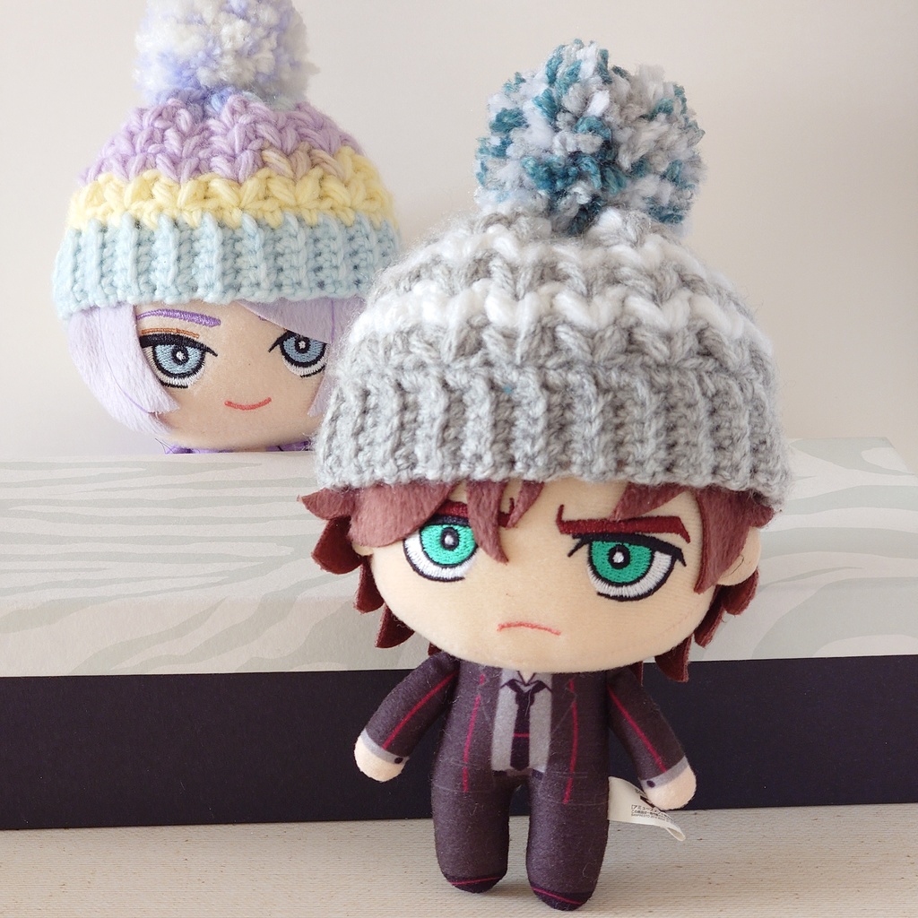 【16cmぬい】ポンポンニット帽