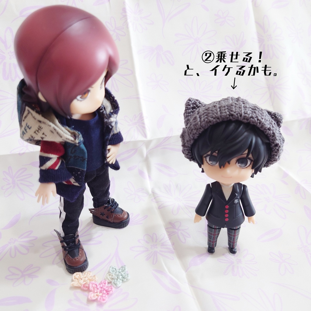 【ドール用】猫耳帽子