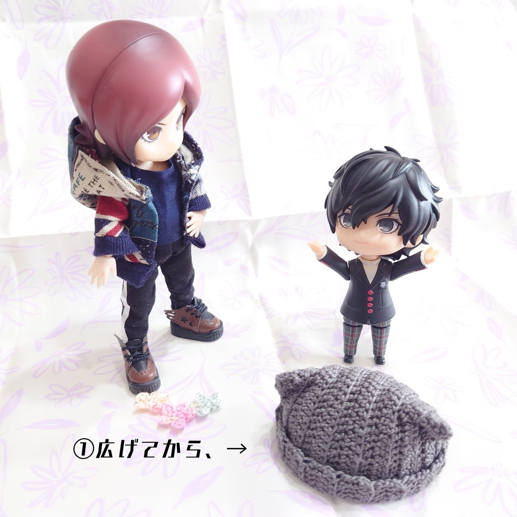 【ドール用】猫耳帽子