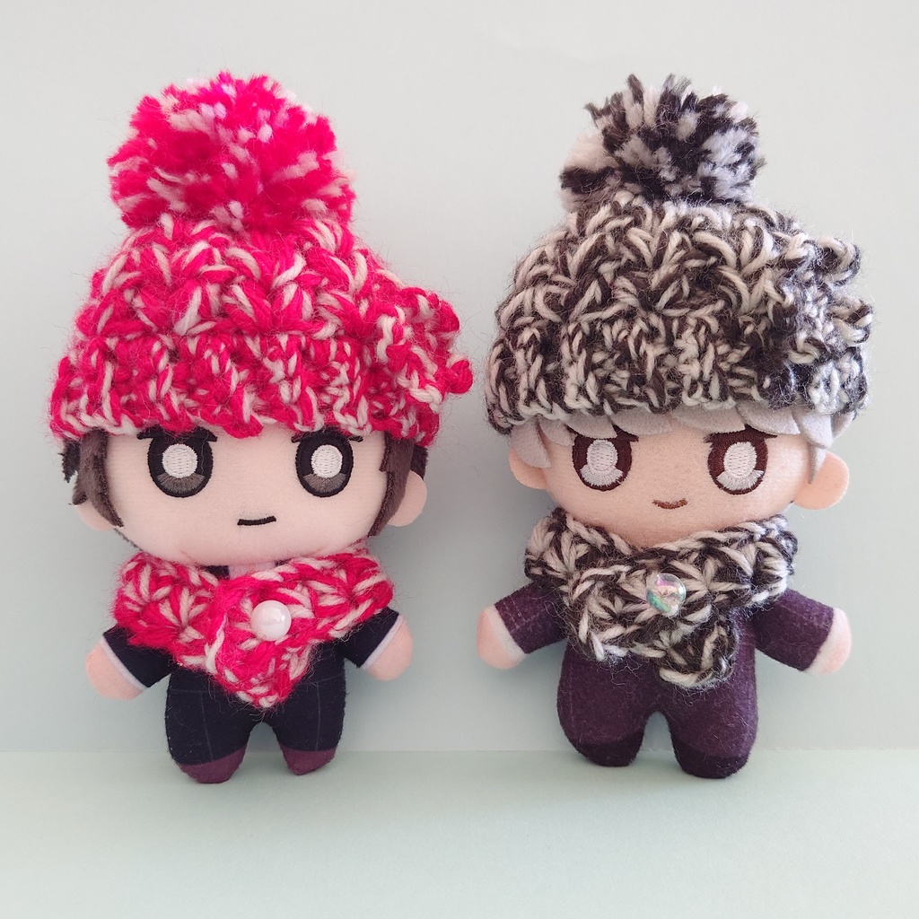 【10cmぬい】ニット帽+マフラーセット