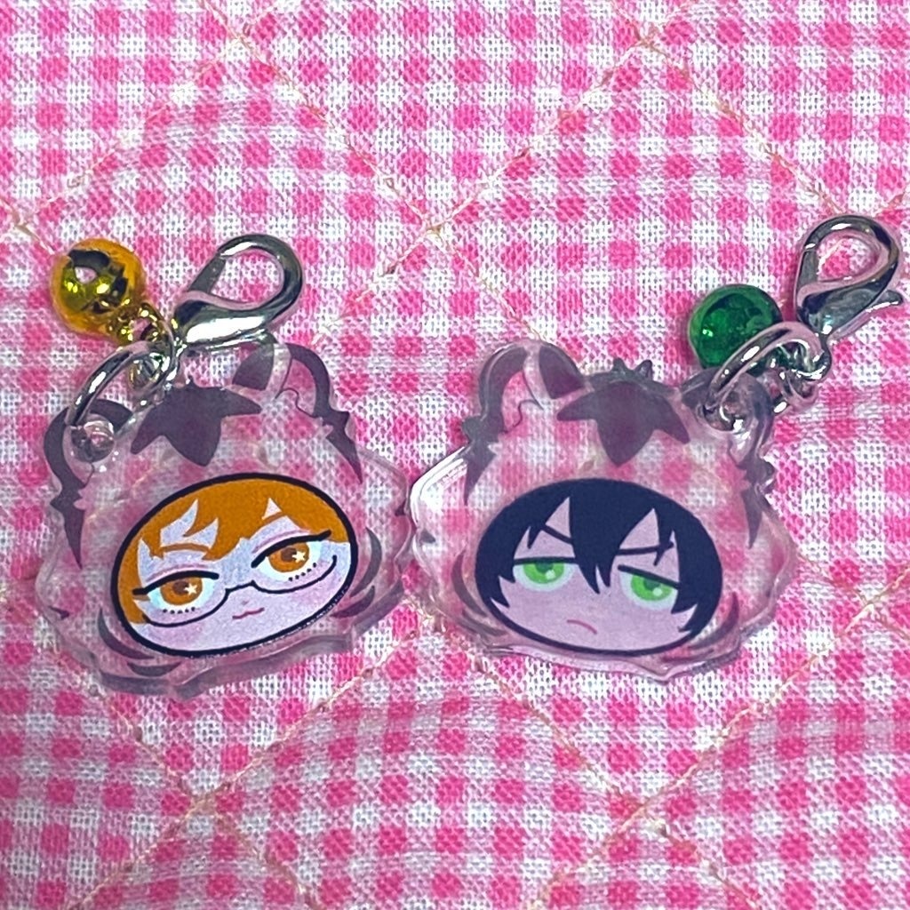 両面タイガandカケル　ミニミニアクキー