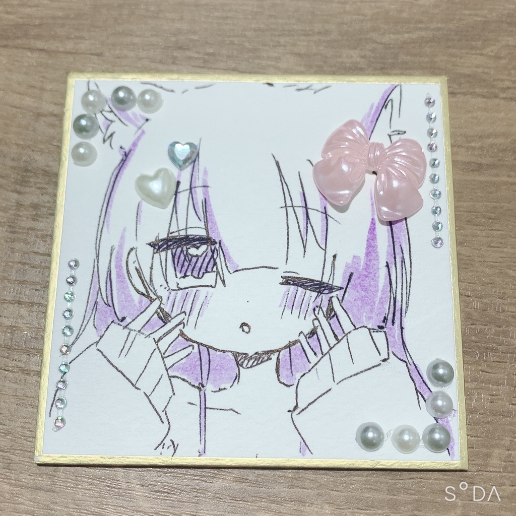 オリキャラ　豆色紙