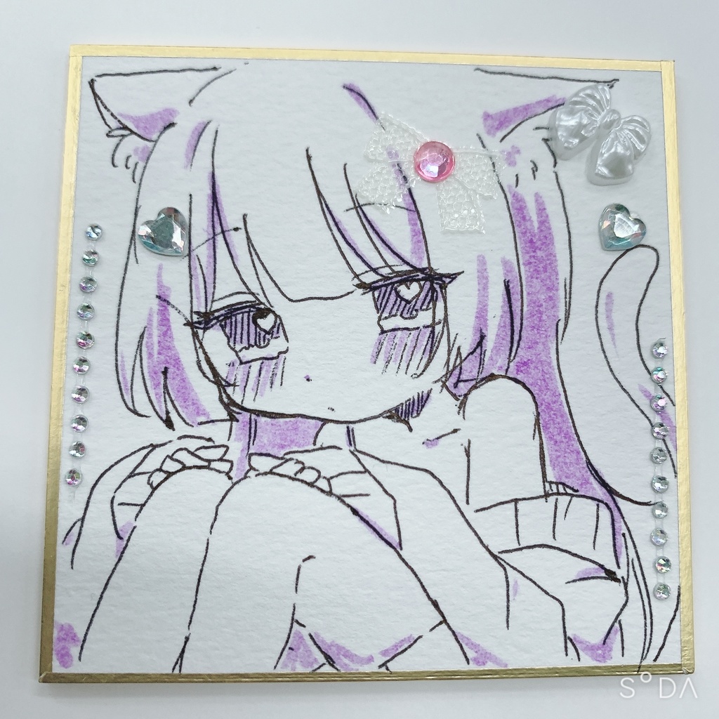 オリキャラ　豆色紙