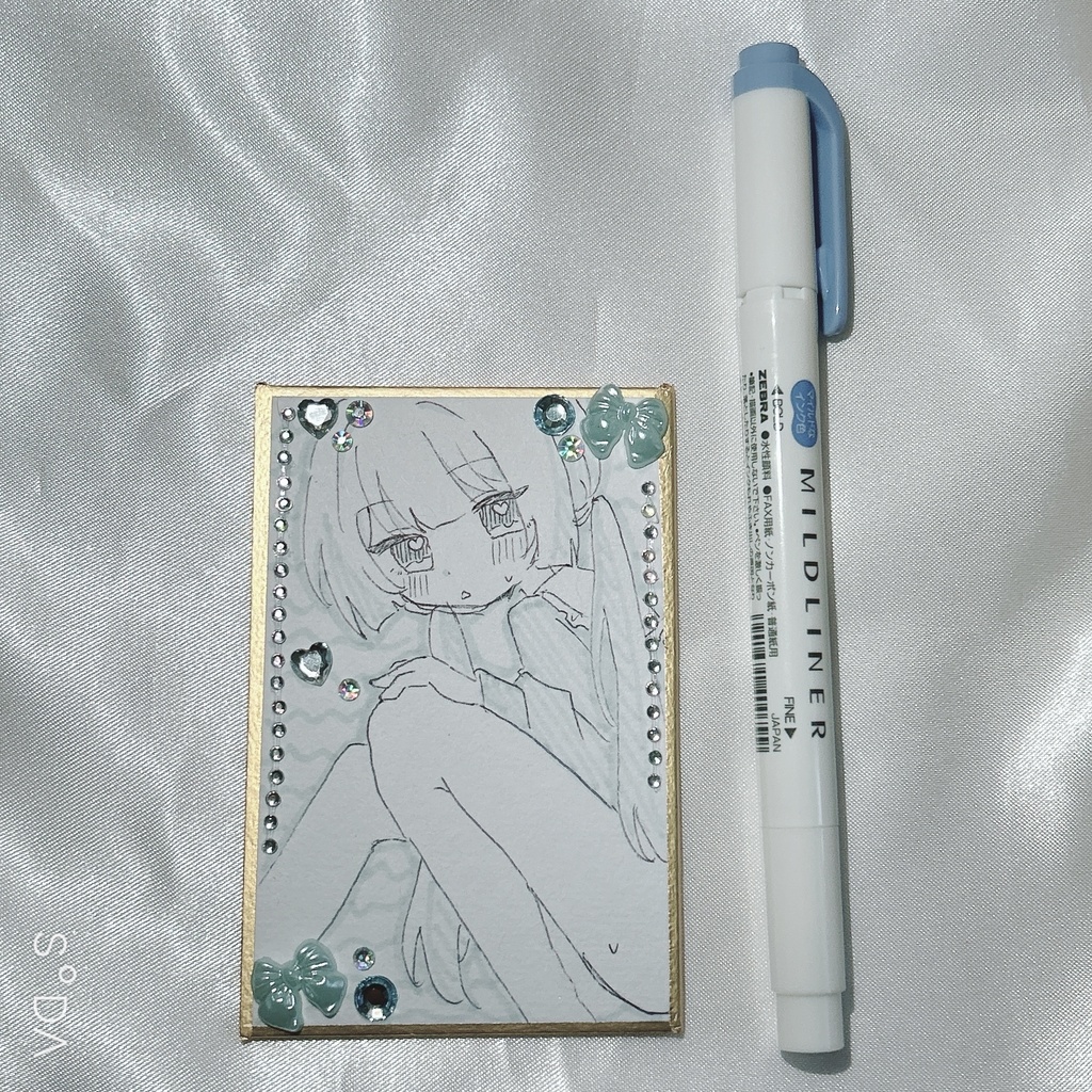 オリキャラ かるた色紙