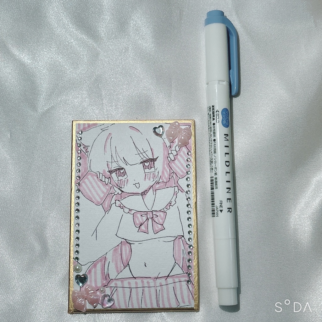 オリキャラ かるた色紙