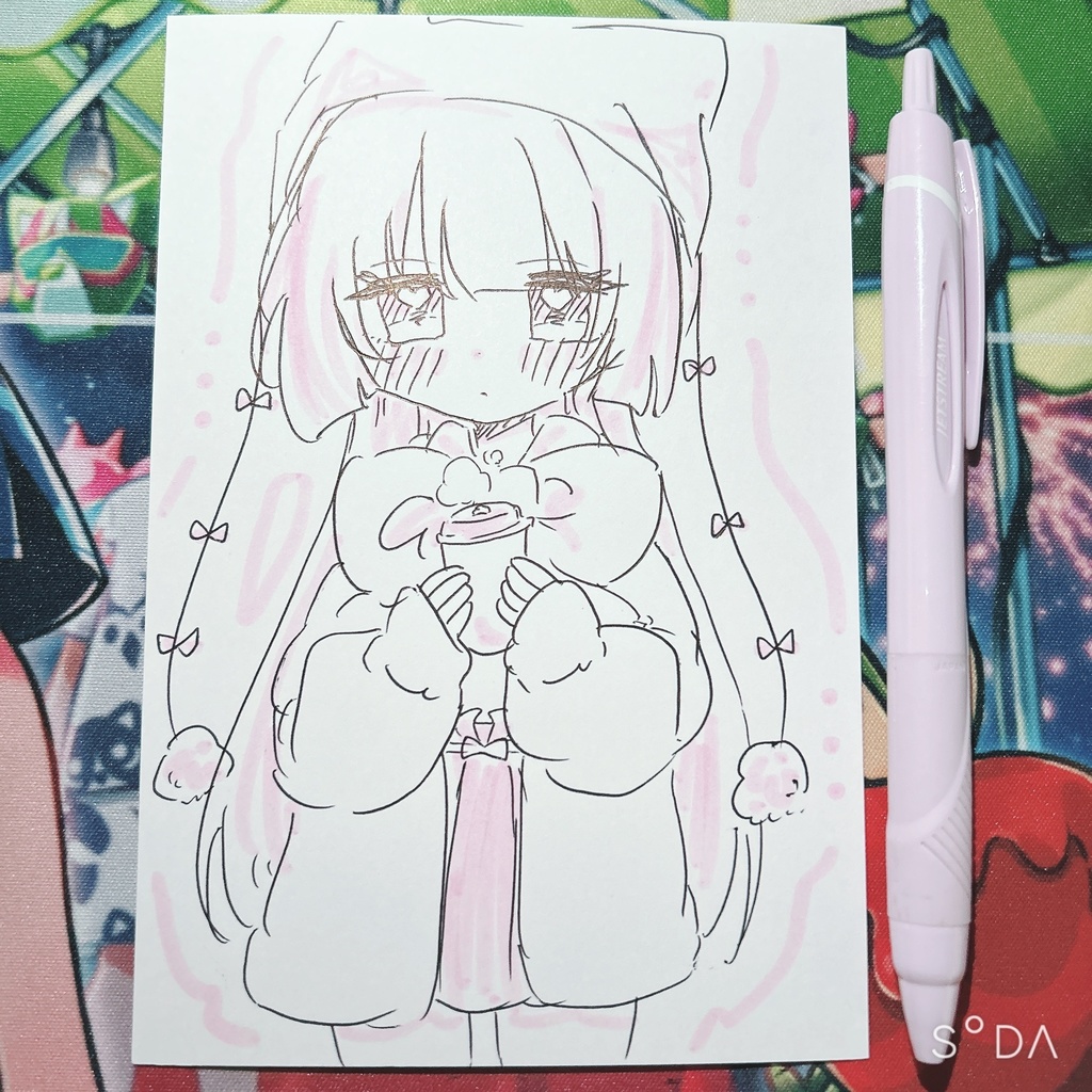 ポストカード　オリキャラ