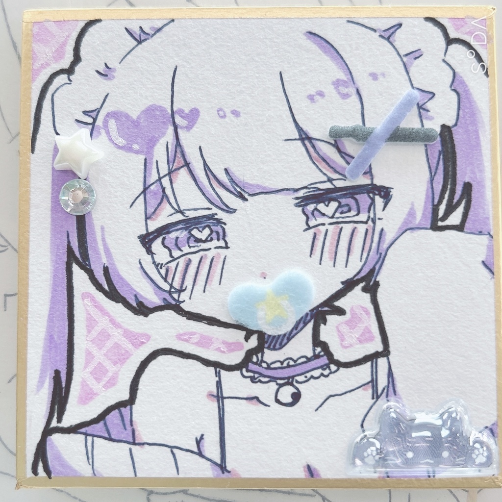 オリキャラ　豆色紙