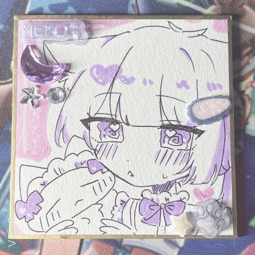 オリキャラ　豆色紙
