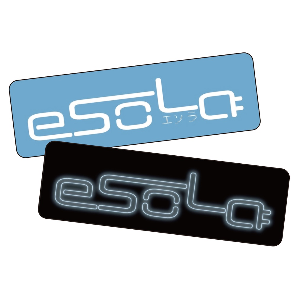 ロゴステッカー　黒