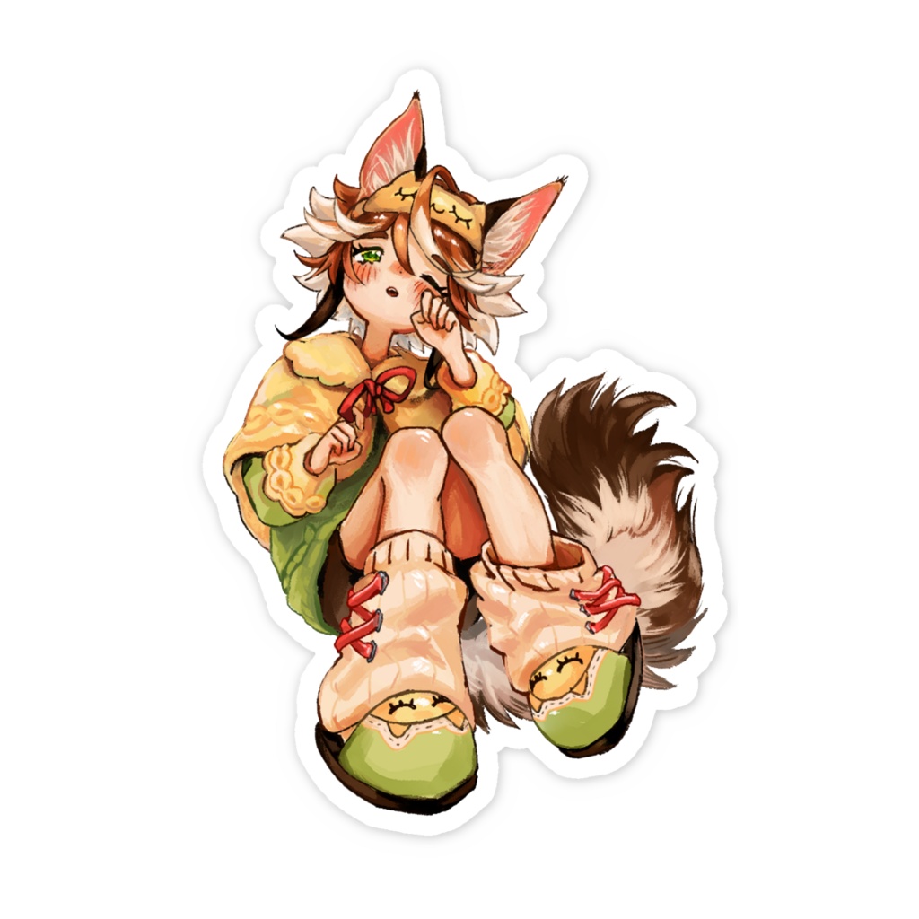 ねむふわノル君スマホステッカー