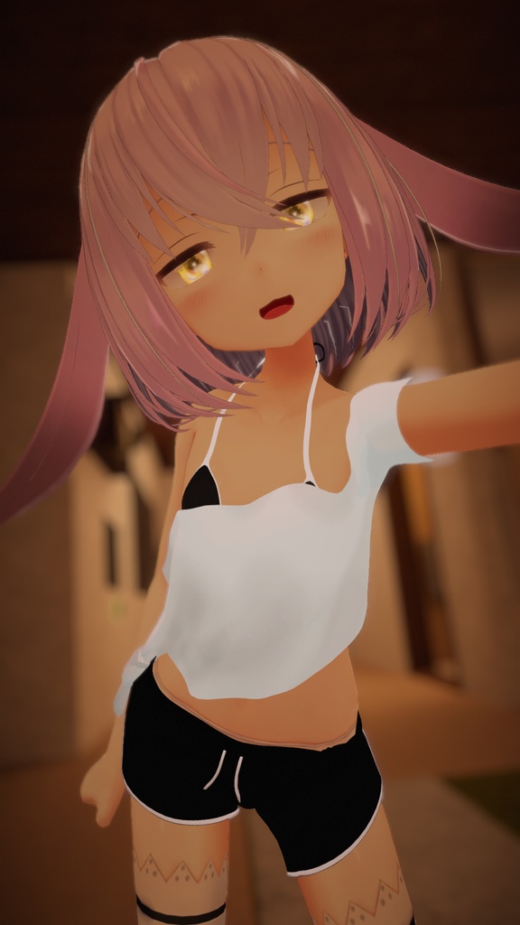 【8アバター対応】ワンオフドルフィンパンツ