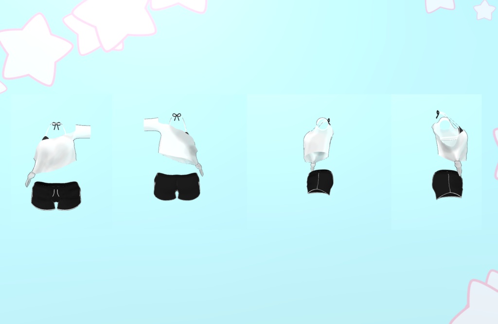 【8アバター対応】ワンオフドルフィンパンツ