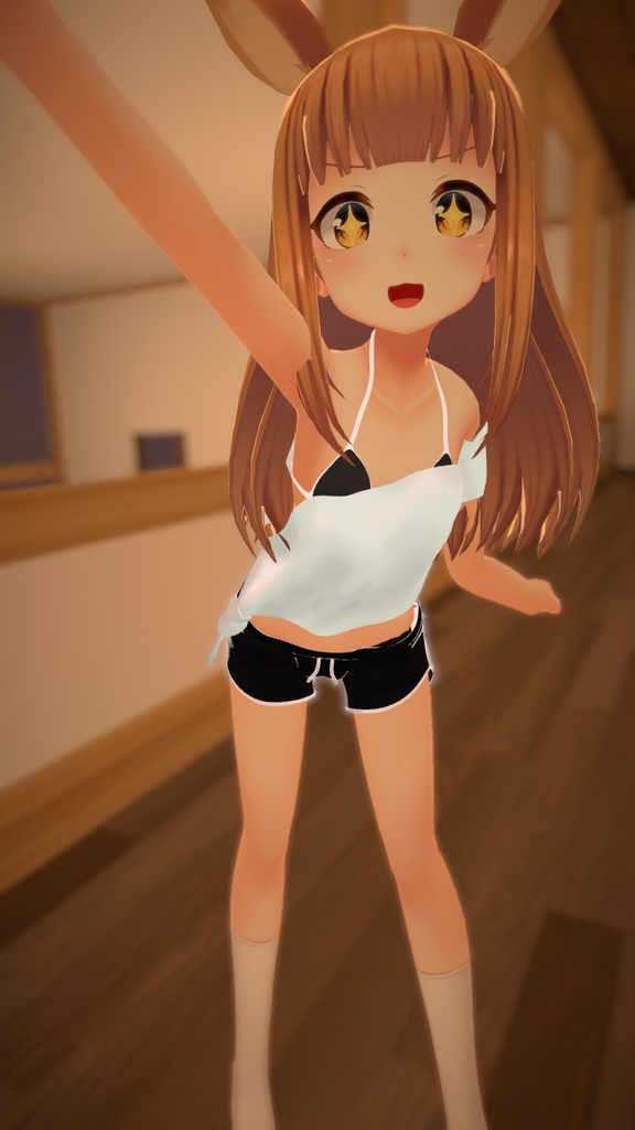 【8アバター対応】ワンオフドルフィンパンツ