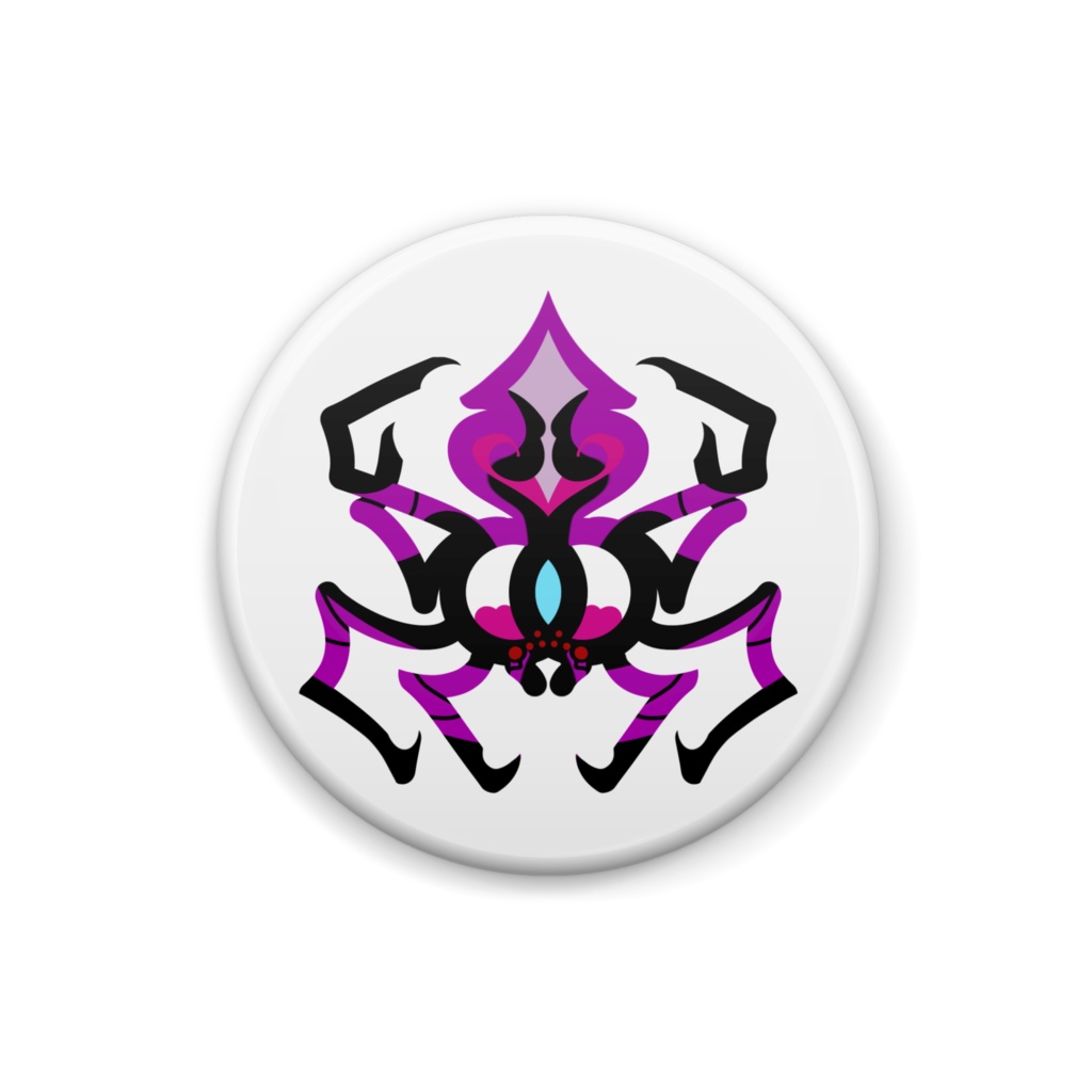 缶バッジ(はぁとスパイダー)