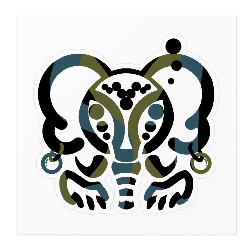 ゾウ的なステッカー