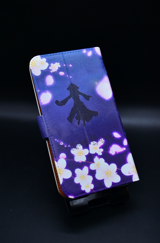 フルプリント手帳型スマホケース「西行寺幽々子」