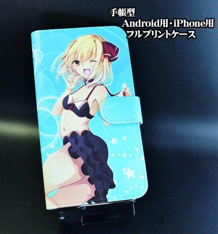 フルプリント手帳型スマホケース「ルーミア水着ver」