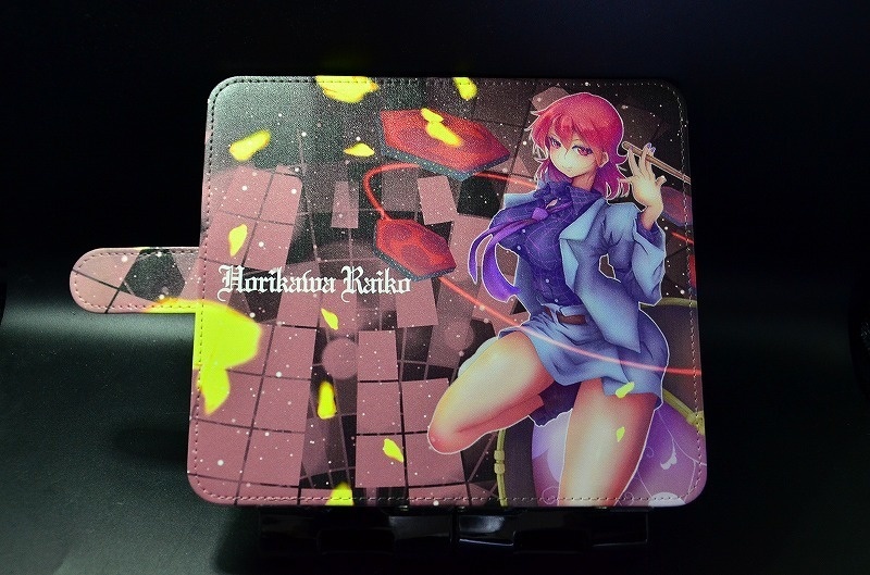 フルプリント手帳型スマホケース「堀川雷鼓」